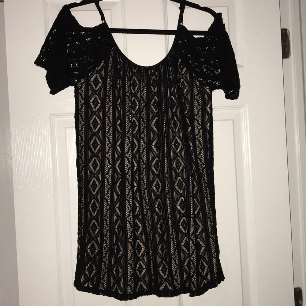 Express Black Lace Dress Size XS